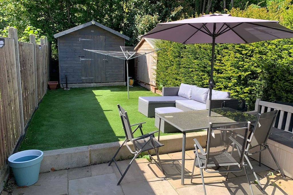 Adelphi Road, Epsom: garden